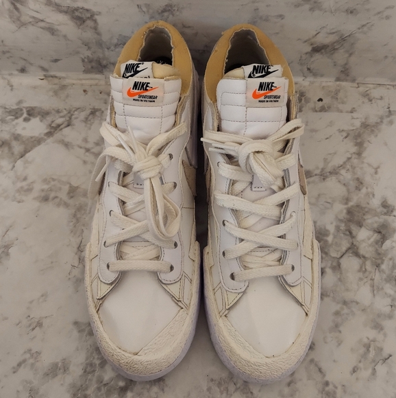 Pre-owned 2021 nike x sacai blazer low - Picture 3 of 9